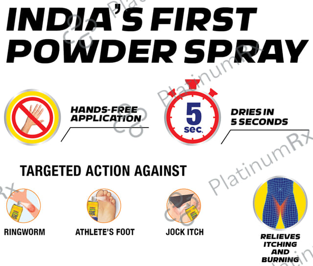 Amrutanjan Stop Itch Anti-Fungal Powder Spray