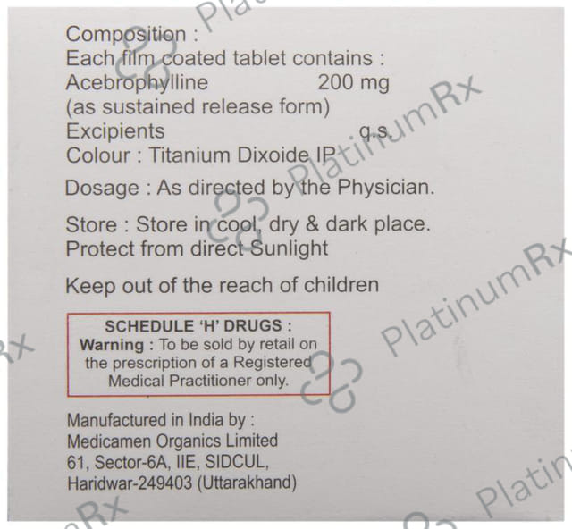 Acegrow SR 200mg Tablet 10s
