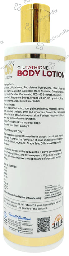 Co Glutathione Body Lotion