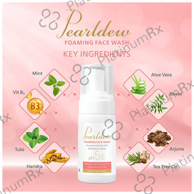 Pearldew Foaming Face Wash 1 Bottle