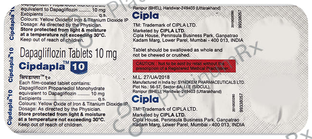 Cipdapla 10 Tablet