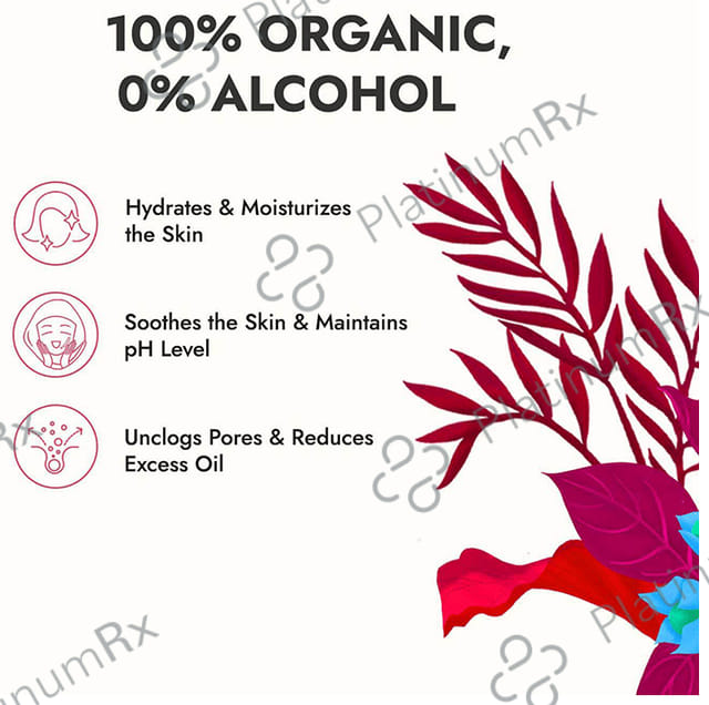 Kapiva Skin Rituals Premium Face Mist & Toner - Organic Danmark Rose Water