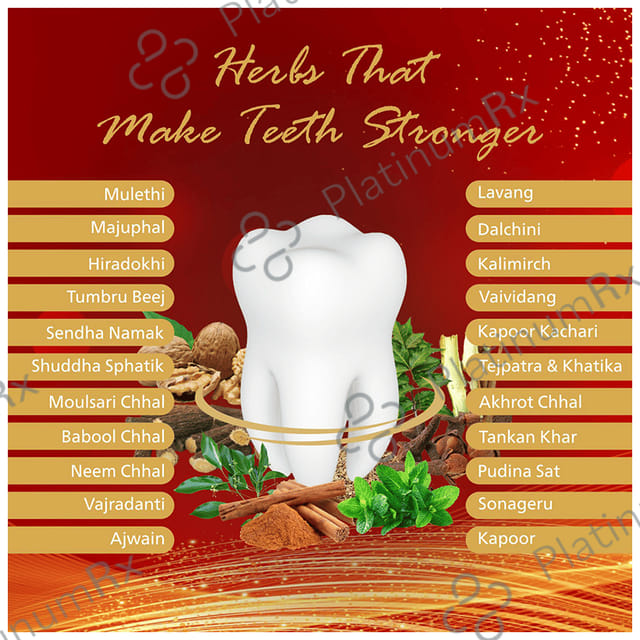 Dentomist Herbal Tooth Powder (100gm Each) 1 Bottle