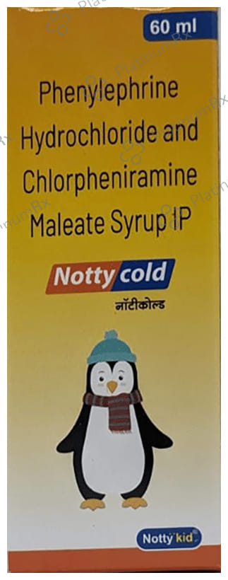 Nottycold 2/5mg Syrup 60ml