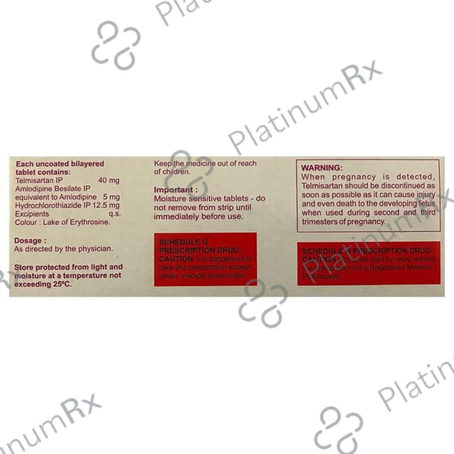 Tetan Trio 5/12.5/40mg Tablet 15s