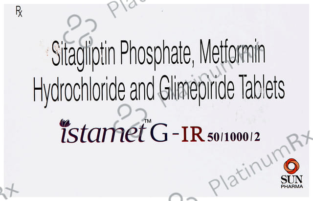 Istamet G 50/2/1000mg Tablet IR 10s