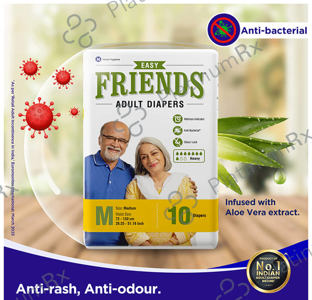 Friends Easy Adult Diaper Medium 10s