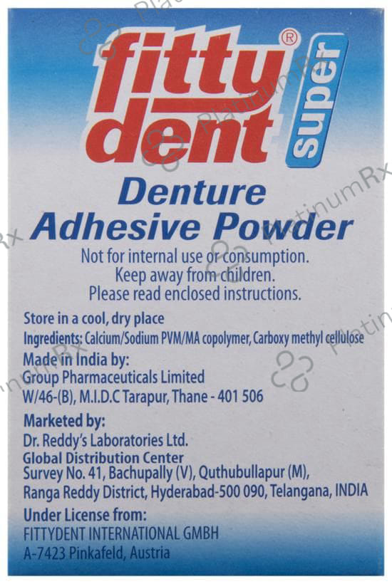 Fittydent Super Denture Adhesive Powder 20gm