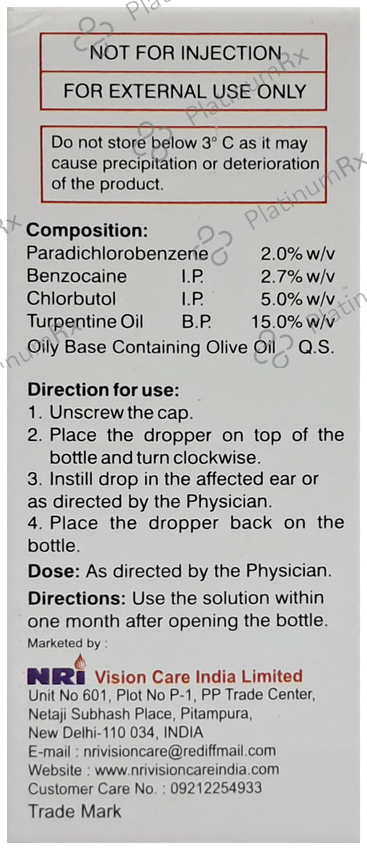 Wax-Off Advance Ear Drop