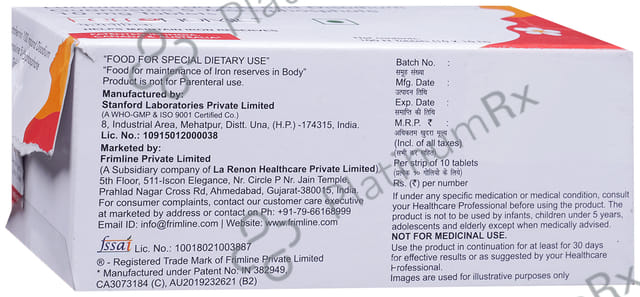 Ferronomic 10/100mg Tablet 10s