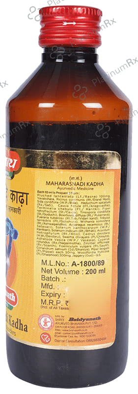 Baidyanath (Jhansi) Maharasnadi Kadha 200 ml