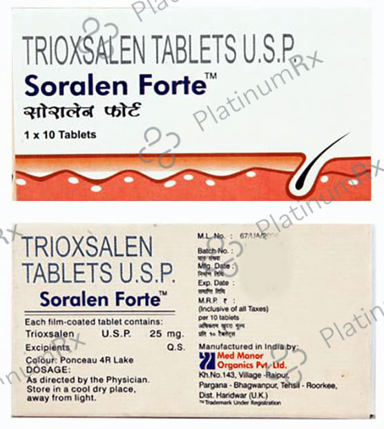 Soralen Forte 25mg Tablet