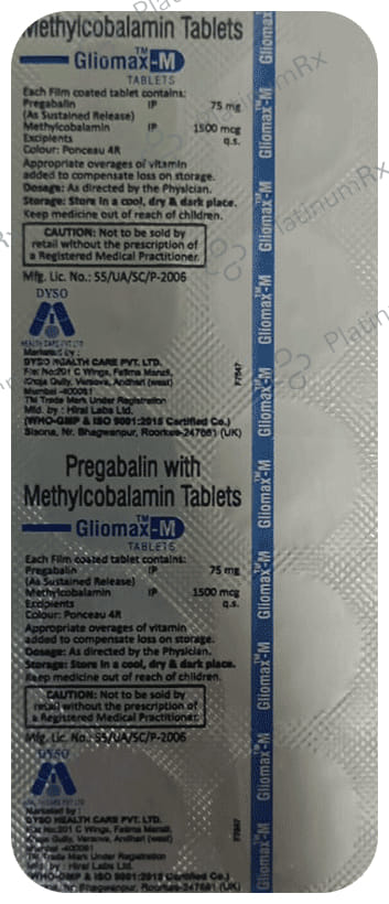 Gliomax-M Tablet SR