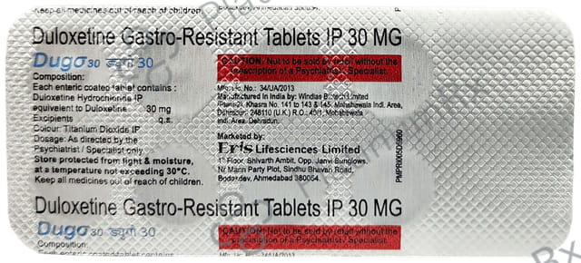 Dugo 30mg Tablet 10s