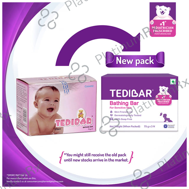 Tedibar Bathing Bar Soap 3s