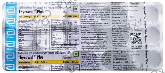 Thyrowel Plus Tablet 15s