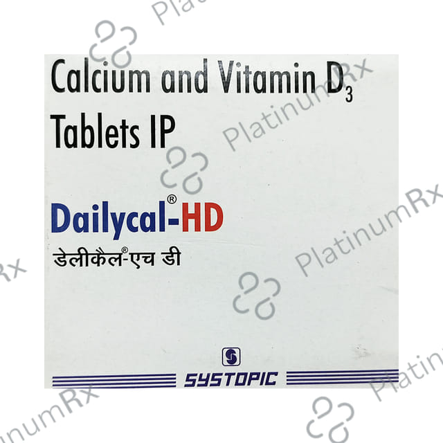 Dailycal HD 500mg Tablet 15s