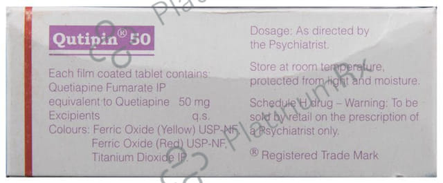 Qutipin 50mg Tablet 10s