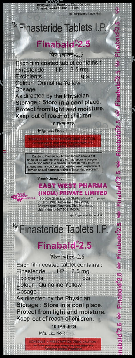 Finabald 2.5mg Tablet 10s