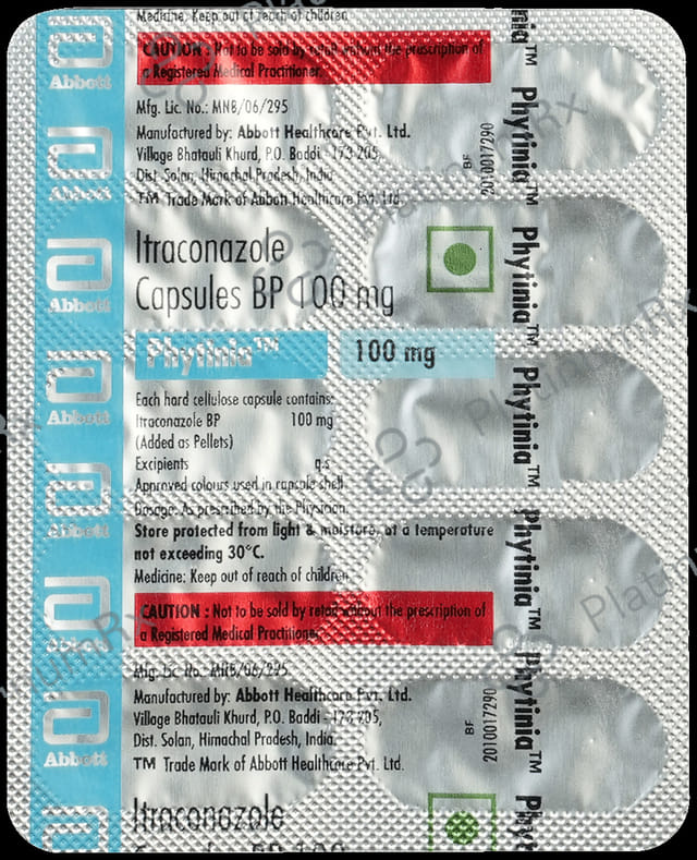 Phytinia 100mg Capsule 10s