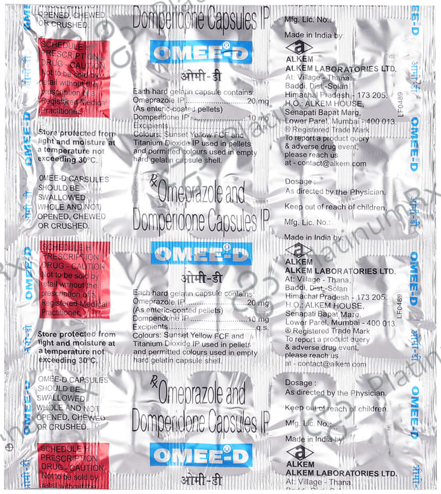 Omee D 10/20mg Capsule 20s