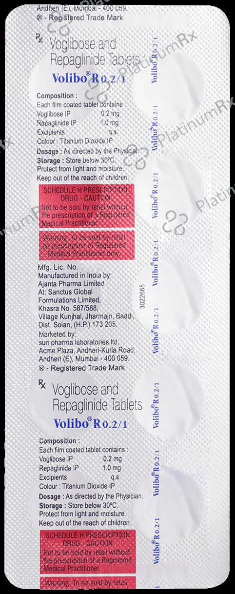 Volibo R 1/0.2mg Tablet 10s