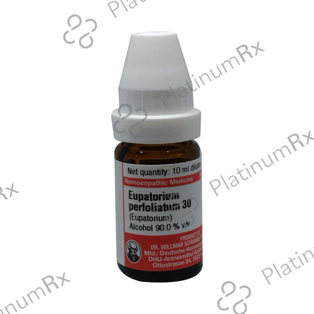 Dr Willmar Schwabe Germany Eupatorium Perfoliatum Dilution 30