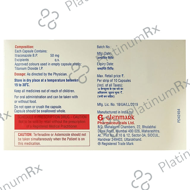 Syntran SB 50mg Capsule 10s