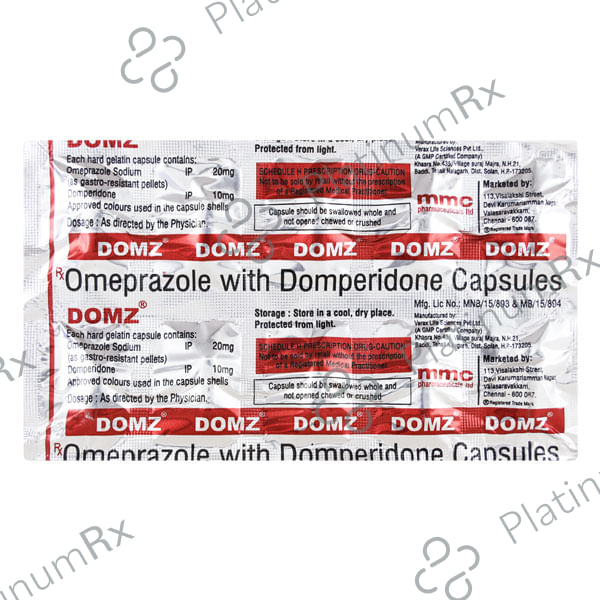 Domz 10/20mg Capsule 10s