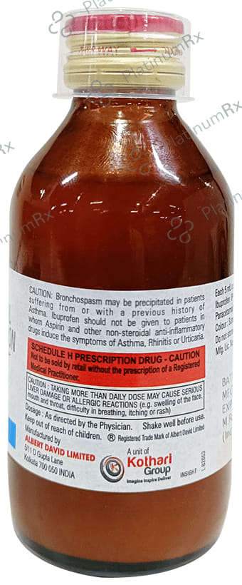 Anaflam P 100/125mg Suspension 100ml