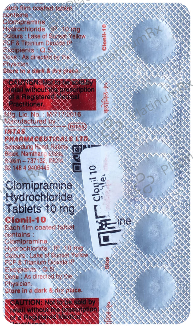 Clonil 10mg Tablet 15s