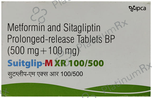Suitglip M XR 100/500 Tablet
