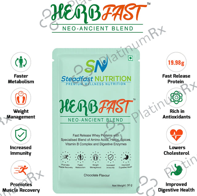 Steadfast Nutrition HerbFast Neo-Ancient Blend Sachet (30gm Each) Chocolate