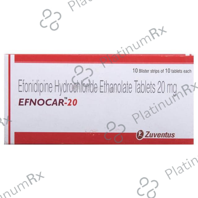 Efnocar 20mg Tablet 10s