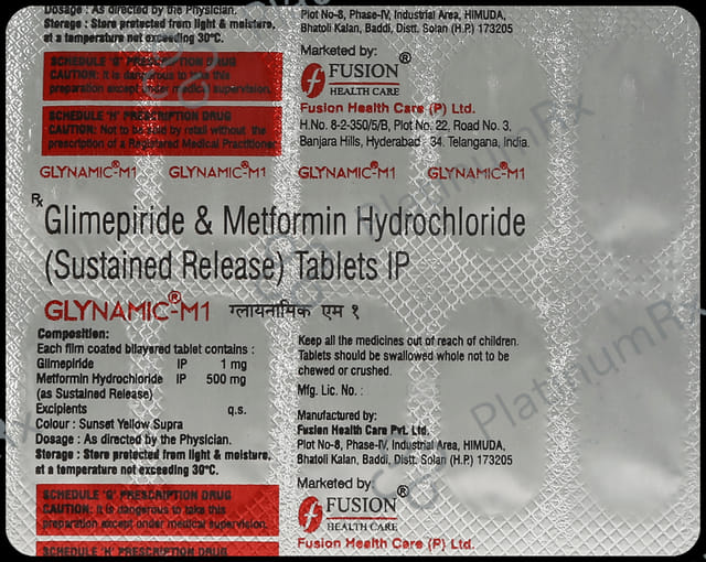 Glynamic M 1/500mg Tablet 10s