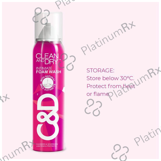 Clean and Dry Intimate Cleansing Foam Wash