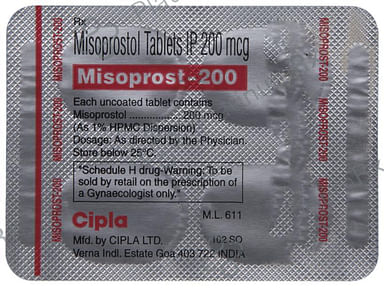 Misoprost 200 Tablet 4 tablets