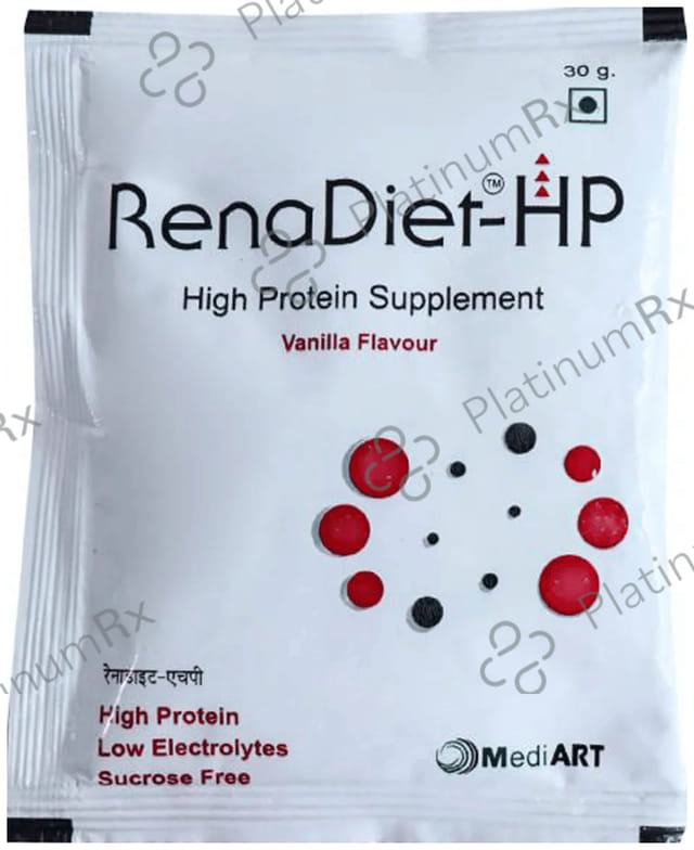 Renadiet HP High Protein Sachet - Sucrose Free - Flavour Vanilla
