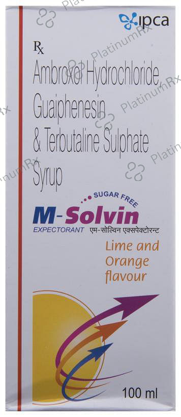 M Solvin 30/100/2.5mg Syrup 100ml