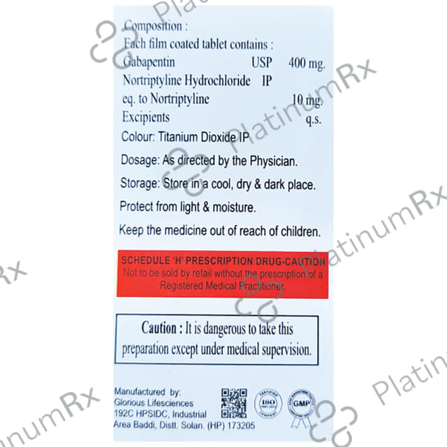 Gabspen-NT 400mg/10mg Tablet