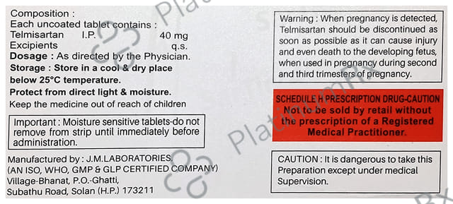 SarTic 40mg Tablet 10s