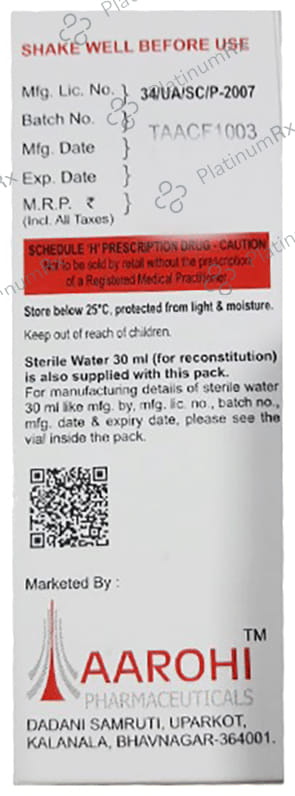 Clavrest 400/57mg DS Dry Syrup 30ml