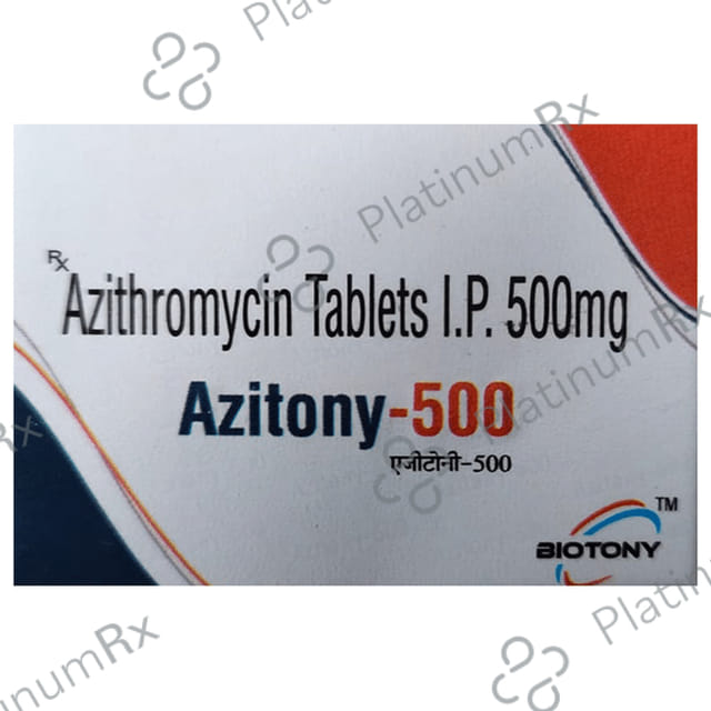 Azitrony 500 Tablet