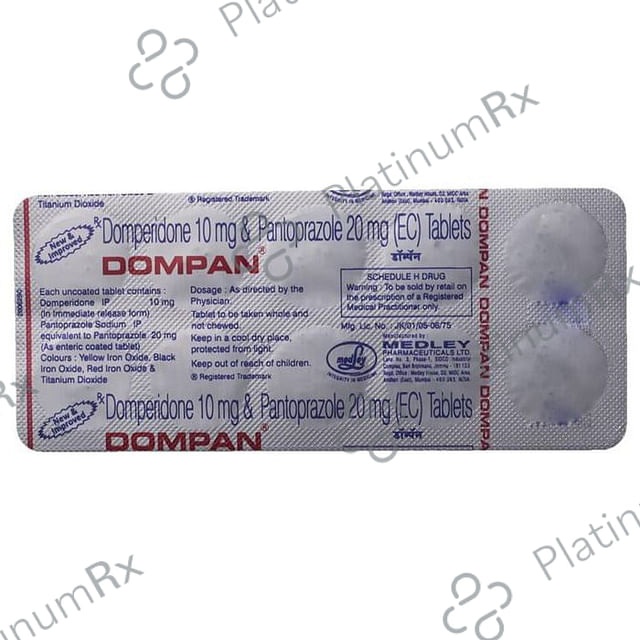 Dompan 10/20mg Tablet 10s