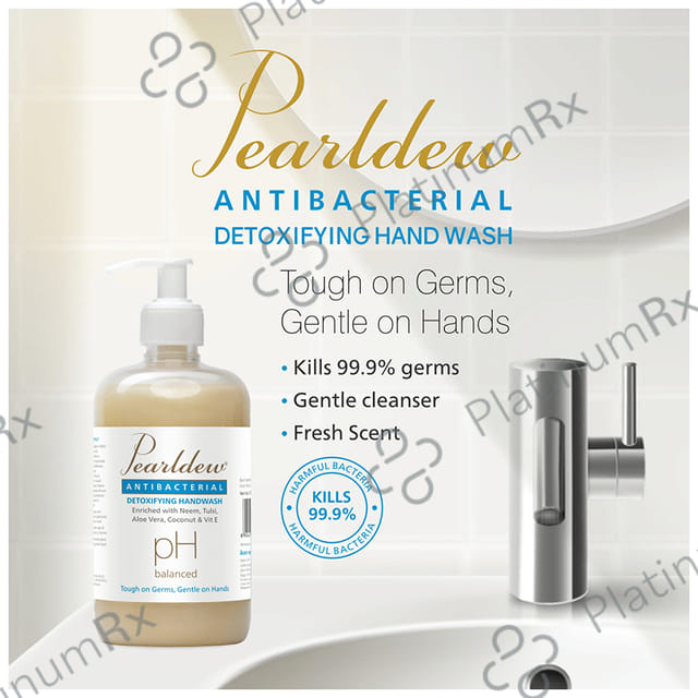 Pearldew Antibacterial Detoxifying Handwash (500ml Each) 1 Bottle