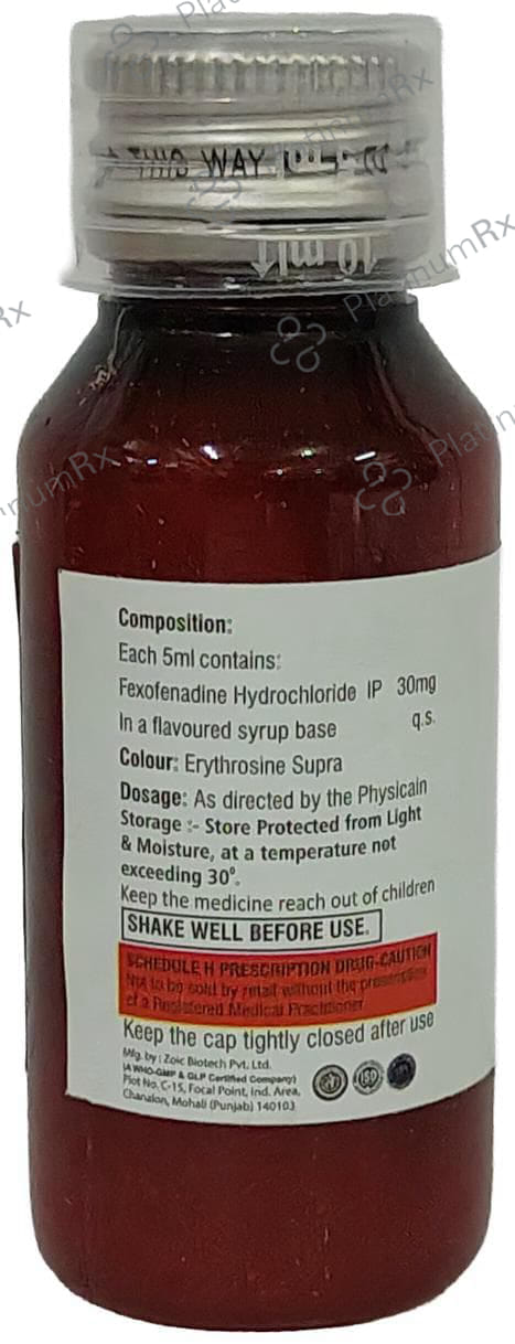 Fexosafe 30mg/5ml Oral Suspension