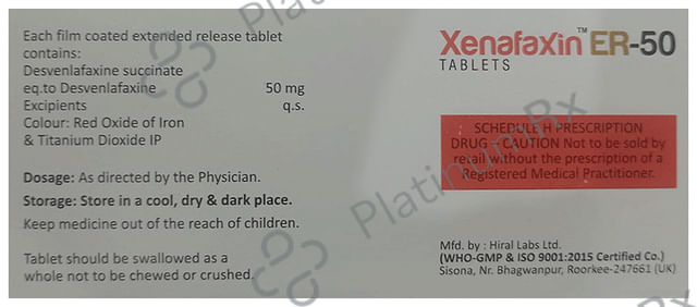 Xenafaxin ER 50 Tablet