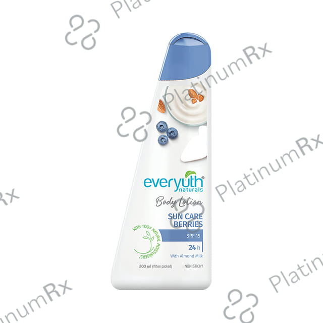 Everyuth Naturals Body Lotion Sun Care Berries SPF 15 200 ml