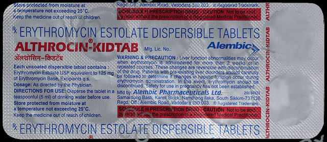 Althrocin Kid 125mg Tablet 10s