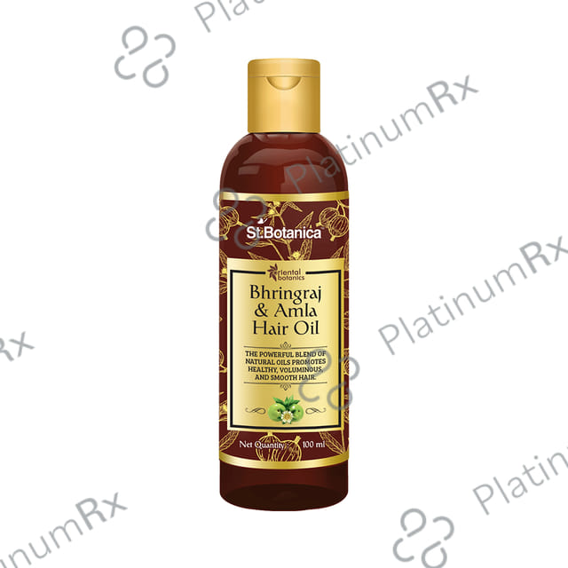 Oriental Botanics Bhringraj & Amla Hair Oil with Comb Applicator 100 ml